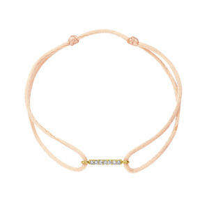 Satin Diamondbar wit