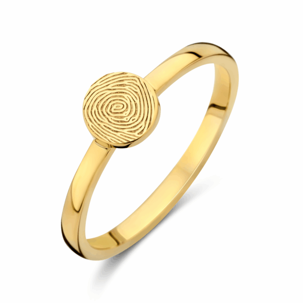 Ring Vingerafdrukmunt
