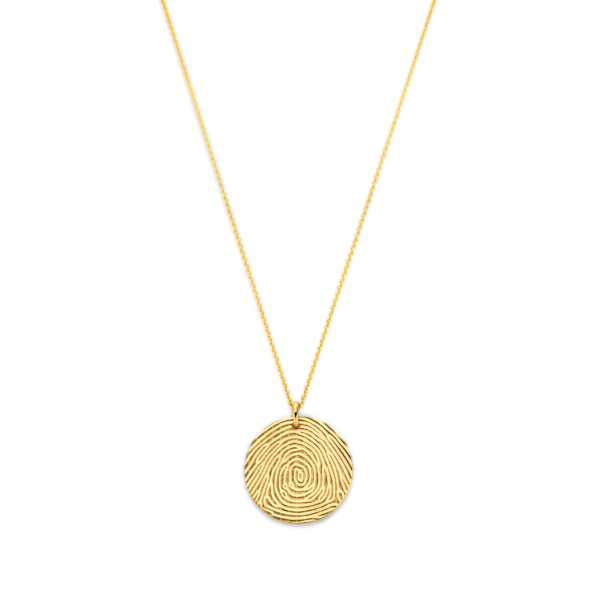 Ketting Vingerafdrukmunt