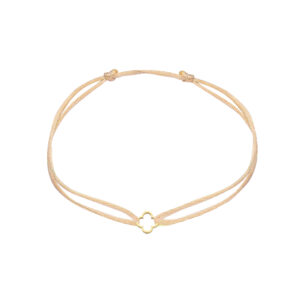 Deze armband van Minioro is gemaakt van 14 karaats goud. Dit item heeft een klaver bedel. Zo heb je echt een persoonlijk en uniek sieraad.