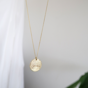 Ketting Vingerafdrukmunt