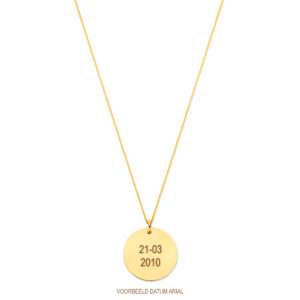 Deze ankerarmband van het merk minioro is van 14 karaat goud. Hier kan je een datum in graveren voor een nog persoonlijker en unieker sieraad.