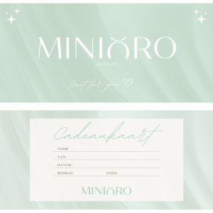 Cadeaubon voor persoonlijk sieraad.