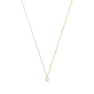 Deze ketting van Minioro is gemaakt van 14 karaats goud. Deze ketting kan worden afgewerkt met prachtige diamanten.