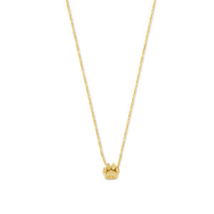 Deze ketting van Minioro is gemaakt van 14 karaats goud. Dit item heeft een pootbedel. De bedel is afgewerkt met een vingerafdruk. Zo heb je echt een persoonlijk en uniek sieraad.