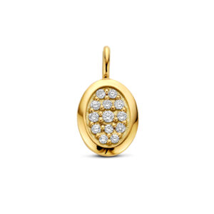 Deze bedel van Minioro is van 14 karaat goud. De bedel kan ook afgewerkt worden met prachtige diamanten. Door de diamanten word het een echte eye catcher.