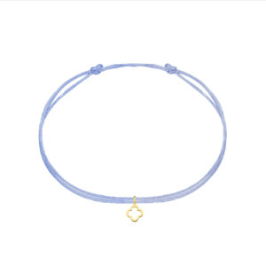 Deze satijnenarmband van Minioro is van 14 karaat goud. Er zitten prachtige diamant in verwerkt.