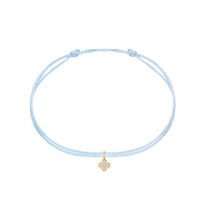 Deze satijnenarmband van Minioro is van 14 karaat goud. Er zitten prachtige diamant in verwerkt.