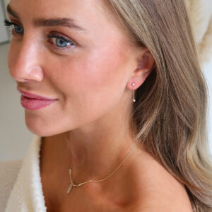Oorstekers Diamant glad Link Extra