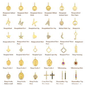 Deze bedel is van het merk Minioro. De bedel is 14 karaat goud. Leuk om aan een ketting of armband te hangen.