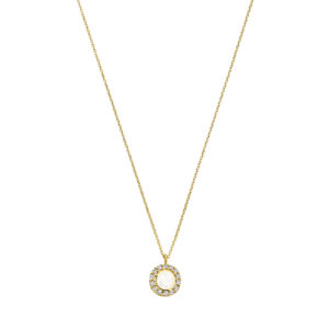 Deze ketting van Minioro is gemaakt van 14 karaats goud. De sieraden kunnen worden afgewerkt met prachtige diamanten maar ook met moedermelk of as. Zo heb je echt een uniek en persoonlijk sieraad.