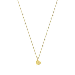 Ontdek de 14 karaats gouden ketting met een hartbedel. Een elegant en betekenisvol sieraad, perfect als cadeau of voor jezelf.