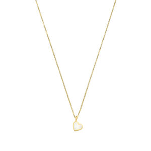 Deze ketting van Minioro is gemaakt van 14 karaats goud. De sieraden kunnen worden afgewerkt met prachtige diamanten maar ook met moedermelk of as. Zo heb je echt een uniek en persoonlijk sieraad.