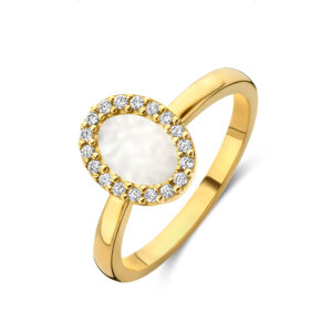 Deze ring van Minioro is gemaakt van 14 karaats goud. De sieraden kunnen worden afgewerkt met prachtige diamanten maar ook met moedermelk of as. Zo heb je echt een uniek en persoonlijk sieraad.