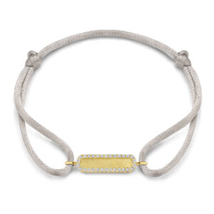 Deze armband van Minioro is gemaakt van 14 karaats goud. De sieraden kunnen worden afgewerkt met prachtige diamanten, as of moedermelk. Zo heb je echt een uniek en persoonlijk sieraad.