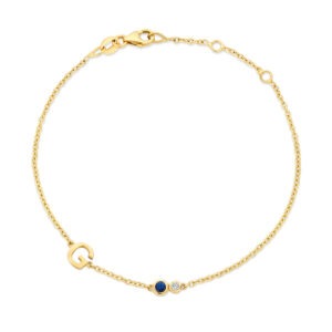 Armband Lily Milestone Initiaal