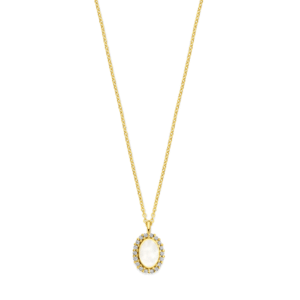 Ketting Oval Memory Pavé