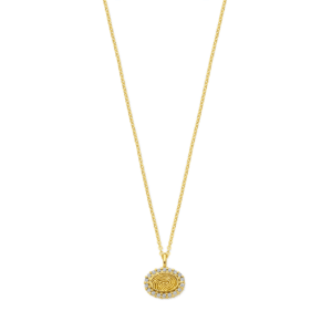 Ketting Oval Touch Dwars Pavé