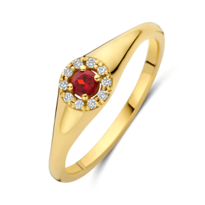 Ring Signet Mini Milestone Halo
